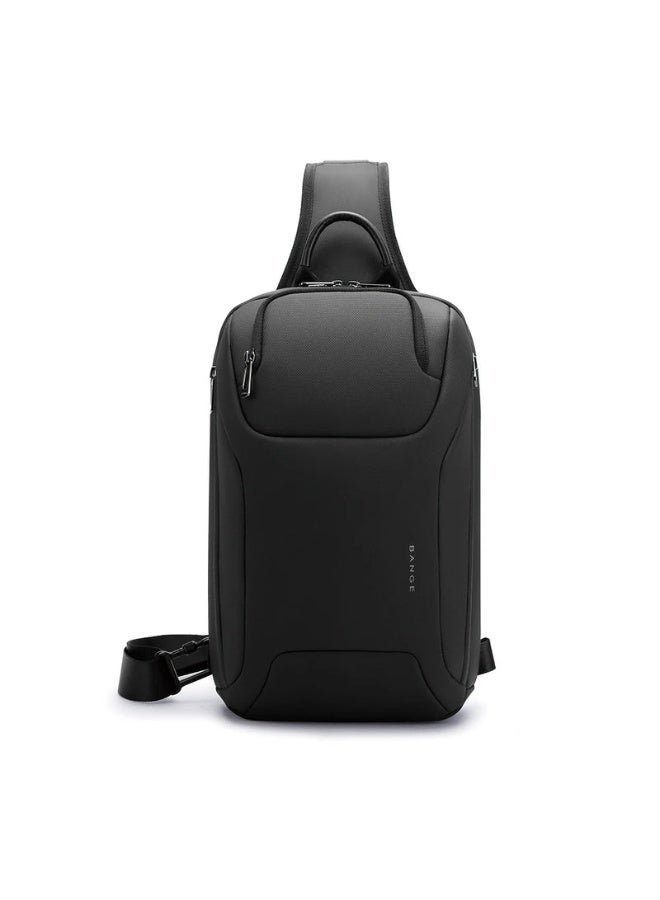 Bange 8031 Black Multifunctional Waterproof Sling Shoulder Men Bag - Image 1